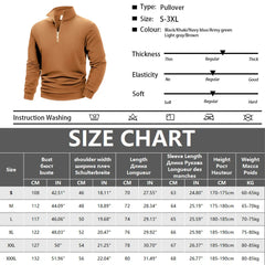 Men's Warm Sweatshirts Breathable Casual Sports Hiking Turtleneck Pullover Tops Men's Outdoor Mock Neck Tops Streetwear