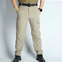 Men’s Hiking Pants: Convertible, Lightweight, Waterproof, Quick Dry, Outdoor, Fishing, Travel, Safari, Camping, Detachable.