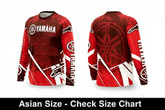 Yamaha Summer Breathable Quick-Dry Motorcycle Riding Suit - Long Sleeve Off-Road Racing Gear for Men and Women