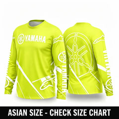 Yamaha Summer Breathable Quick-Dry Motorcycle Riding Suit - Long Sleeve Off-Road Racing Gear for Men and Women