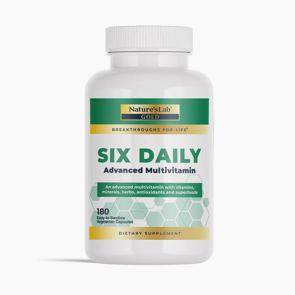 Gold Six Daily Advanced Multivitamin - 180 Capsules