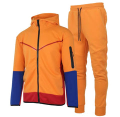 Men's Two-Tone UltraTech Fleece Athletic Tracksuit - Hoodie and Joggers