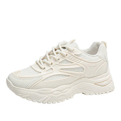 Womens Casual Dad Shoes Comfortable Running Easy Wear White Sneakers
