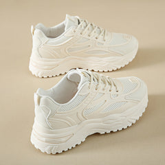 Womens Casual Dad Shoes Comfortable Running Easy Wear White Sneakers