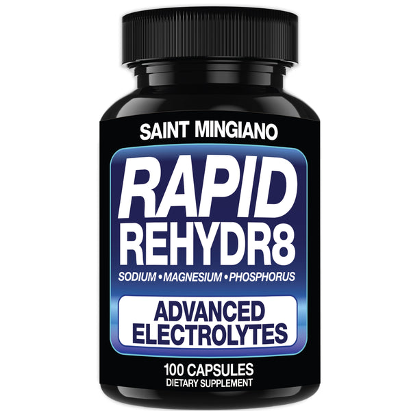 Rapid Rehydr8 Electrolyte Capsules Muscle Endurance Recovery Hydration Support
