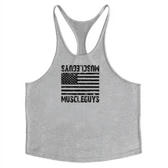 Fashion Bodybuilding Cotton Gym Sleeveless Shirt Men Fitness Vest Modern Singlet Sportswear Workout Tank Top Gym Mens Back Tank Top Vest Muscle Fashion Stringer Clothing Bodybuilding Singlets Fitness Workout Sleeveless Sports Shirt