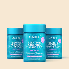 Keratin Oil Capsules for Frizz Control