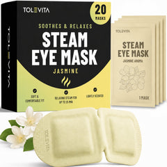 Steam Eye Mask, Self-Heating & Soothing Eye Mask for Relaxation & Eye Fatigue Relief, 20 Masks