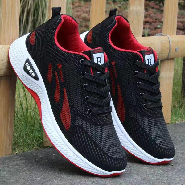 Mens Trendy Waterproof Anti-Slip Mesh Running Shoes Lightweight Casual