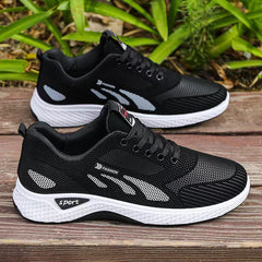 Mens Trendy Waterproof Anti-Slip Mesh Running Shoes Lightweight Casual