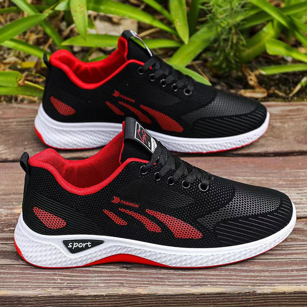 Mens Trendy Waterproof Anti-Slip Mesh Running Shoes Lightweight Casual