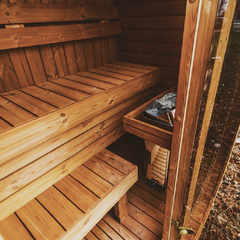 Mande MW20 Outdoor ThermoWood Sauna – Premium Backyard Relaxation by Patio Elegance