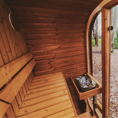 Mande MW20 Outdoor ThermoWood Sauna – Premium Backyard Relaxation by Patio Elegance