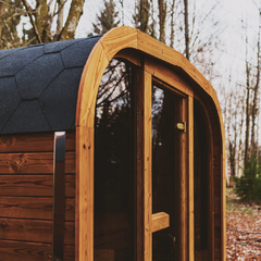 Mande MW20 Outdoor ThermoWood Sauna – Premium Backyard Relaxation by Patio Elegance