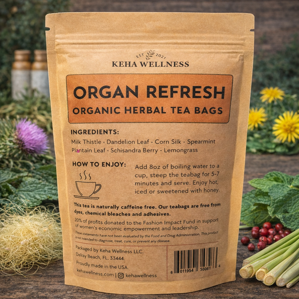Milk Thistle & Dandelion — Organic Herbal Tea Bags | Milk Thistle, Dandelion & Schisandra Blend