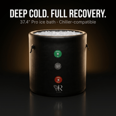 Portable Ice Bath Tub Pro - Water Chiller Compatible Cold Plunge Easy Recovery Solution