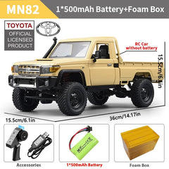 MN82 1:12 Retro Rc Car With LED Lights Full-scale Simulation LC79 Professional 4WD Remote Control Pickup RC Truck Model Toys